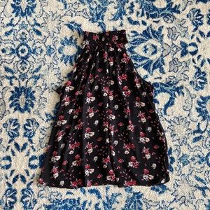 Loft Floral Print Haulter Blouse